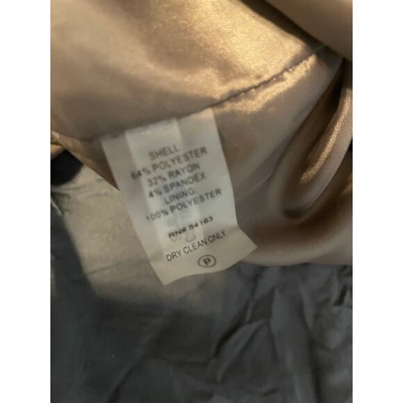 Calvin Klein Brown Skirt Suit Set Size 20W Career Office Pencil Skirt Blazer - Picture 5 of 5